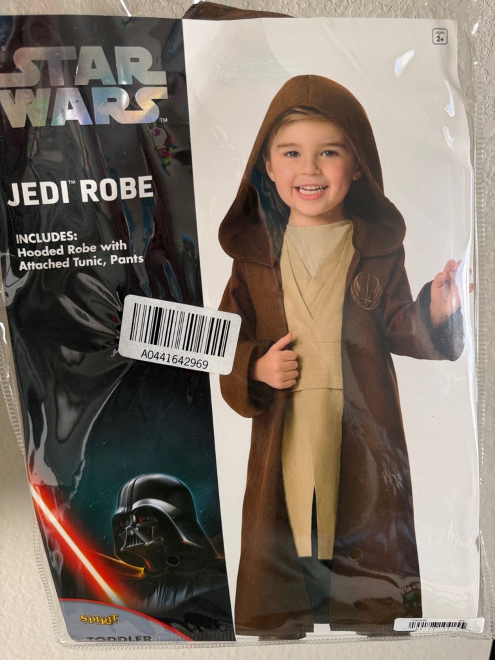 Star Wars Toddler Jedi Costume in Brown and Cream